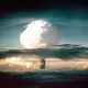 The mushroom cloud from the “Ivy Mike” nuclear test over Enewetak Atoll in the Marshall Islands on November 1, 1952.